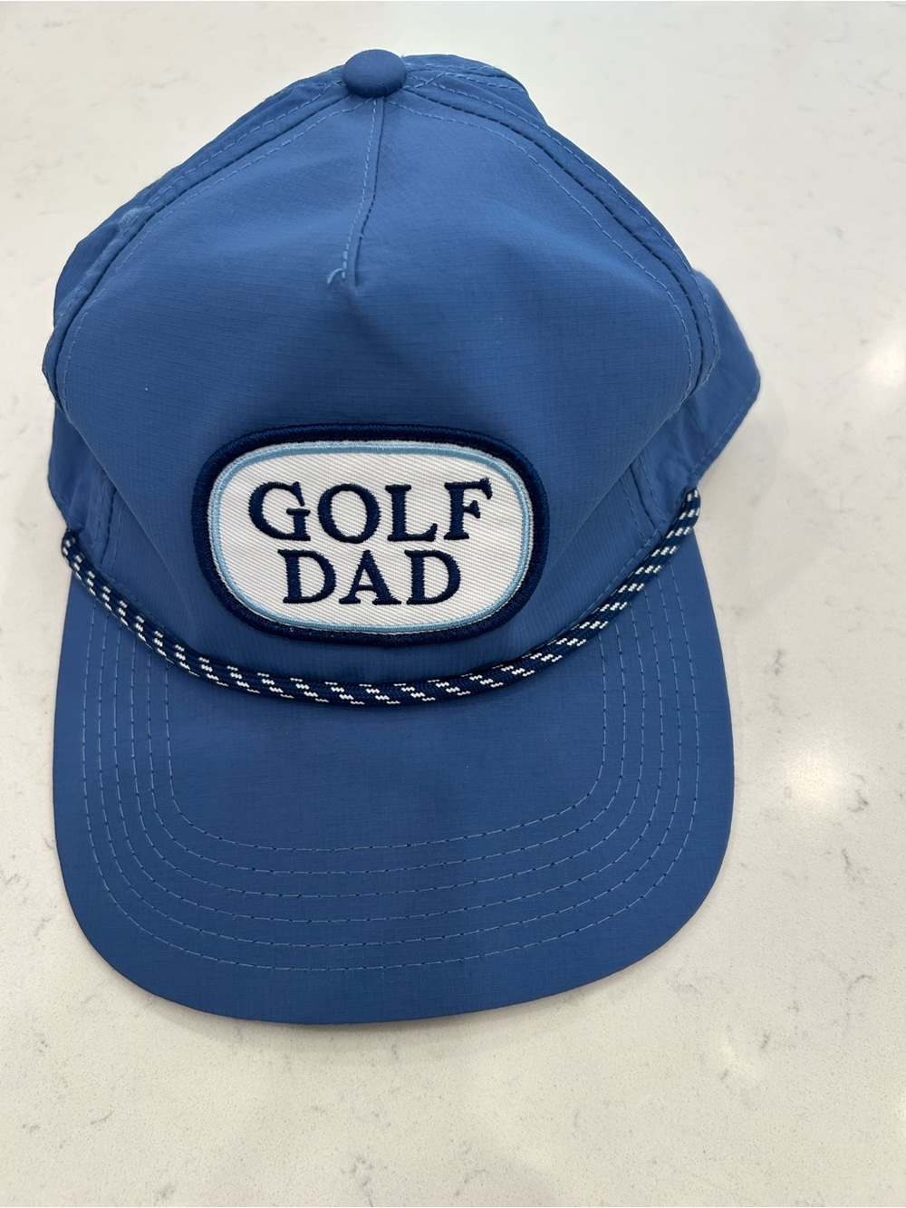 GOLF DAD Rope-Accent Cap - Blue